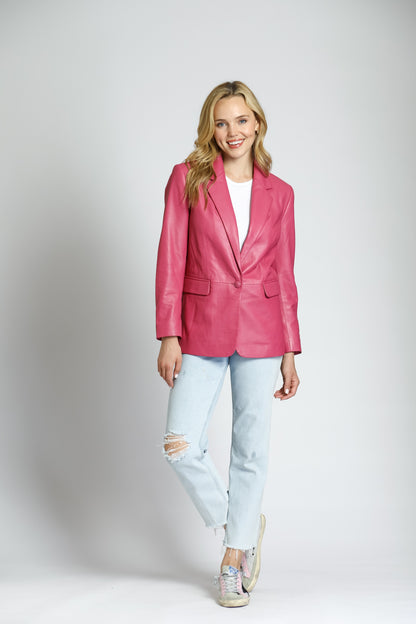 Single Button Boyfriend Blazer